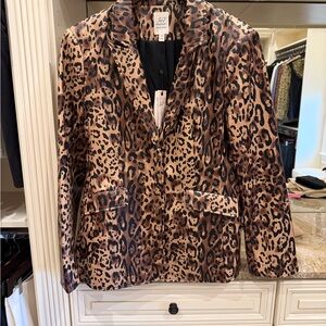 Cinq a Sept Vegan Leather blazer